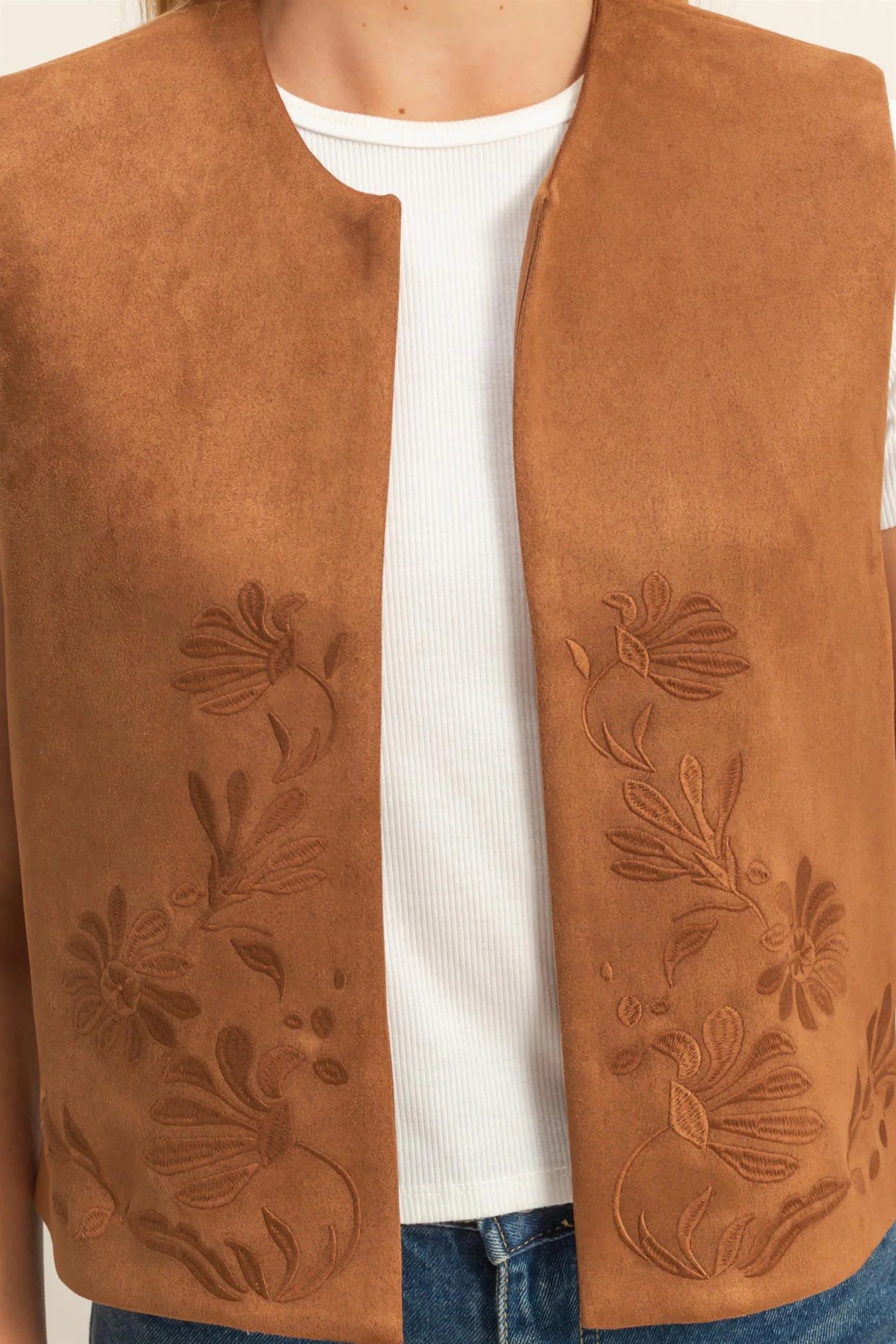 Elena Suede Vest