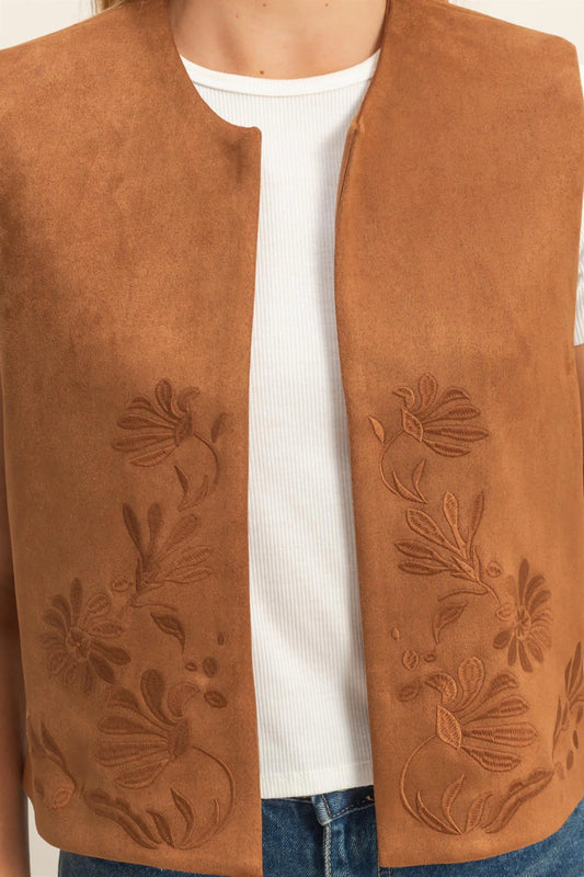 Elena Suede Vest