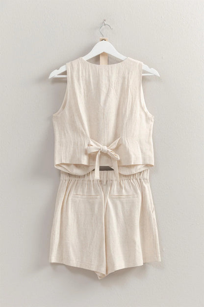 Capri Belted Vest