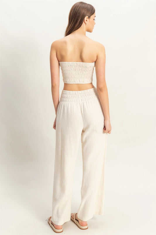Lark Rayon Linen Top And Pants Set