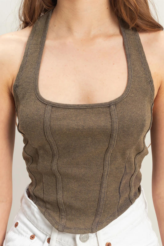 The Sienna Halter Tank