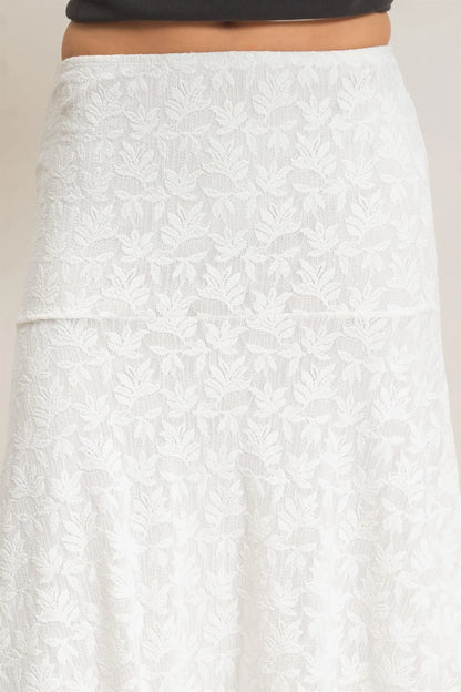 Willow Lace Midi Skirt