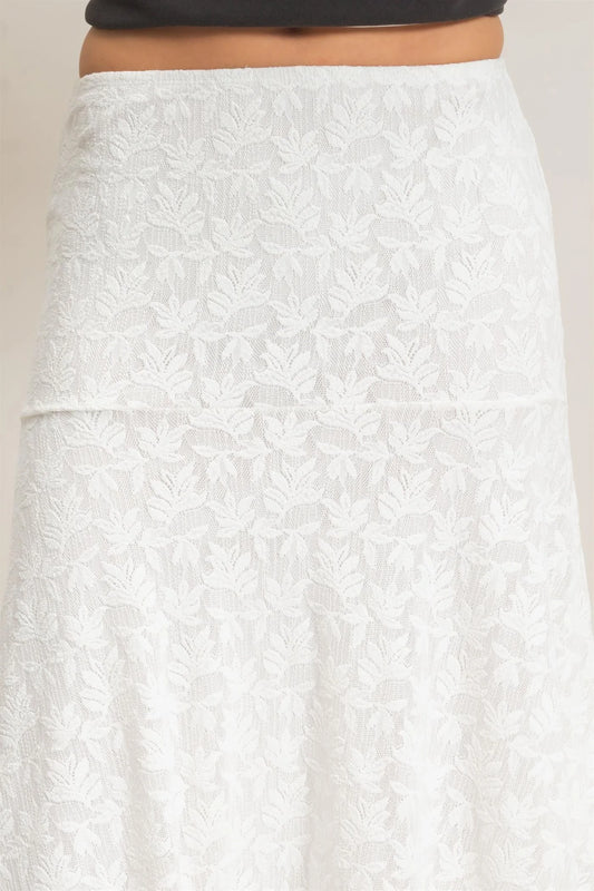 Willow Lace Midi Skirt
