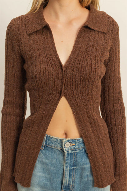 Emilia Ribbed Cardigan