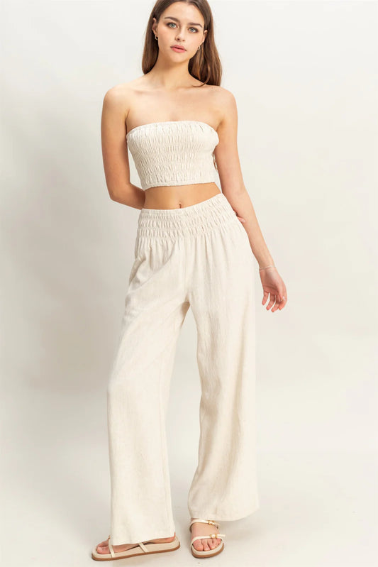 Lark Rayon Linen Top And Pants Set