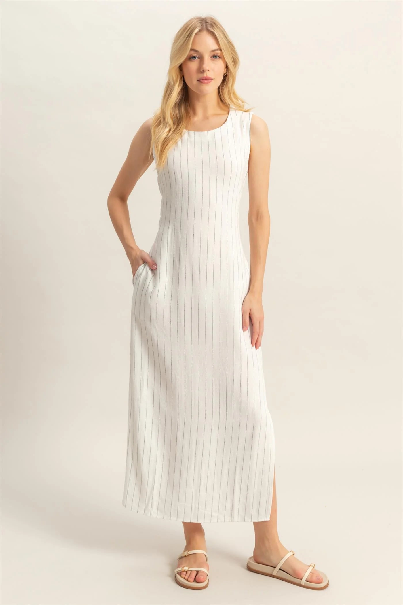 Lana Striped Maxi Dress