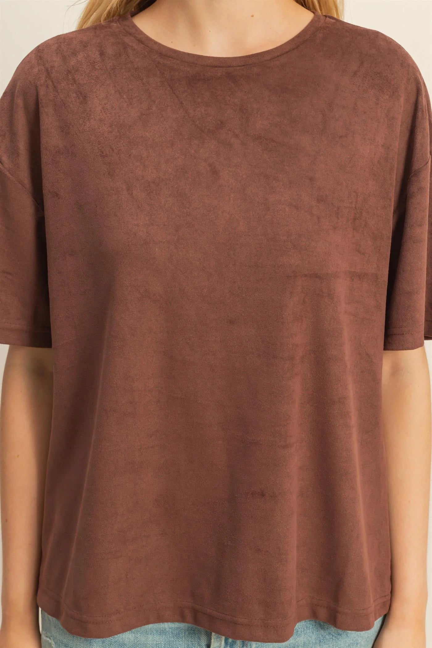 Aria Suede Tee