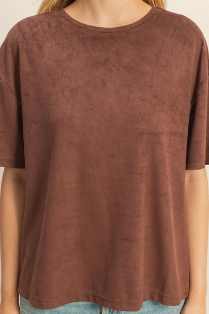Aria Suede Tee