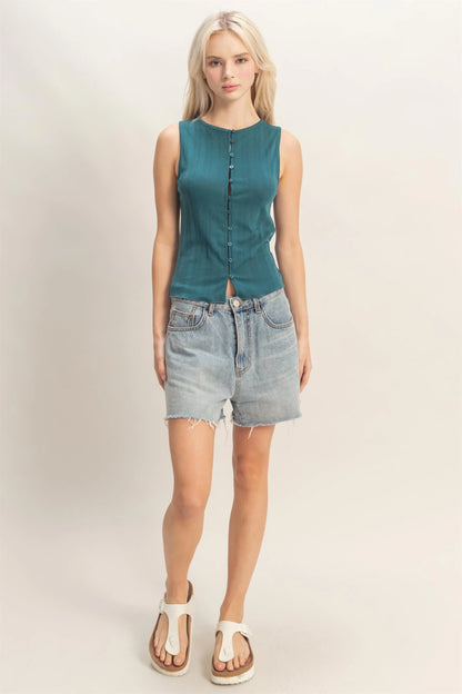 Maven Button Down Tank