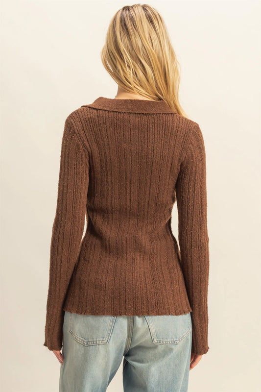 Emilia Ribbed Cardigan