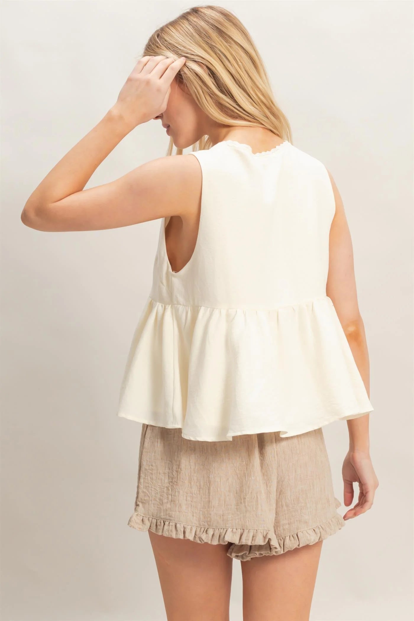 Celine Lace Trim Top