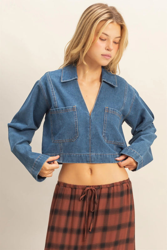 Bluebird Denim Top