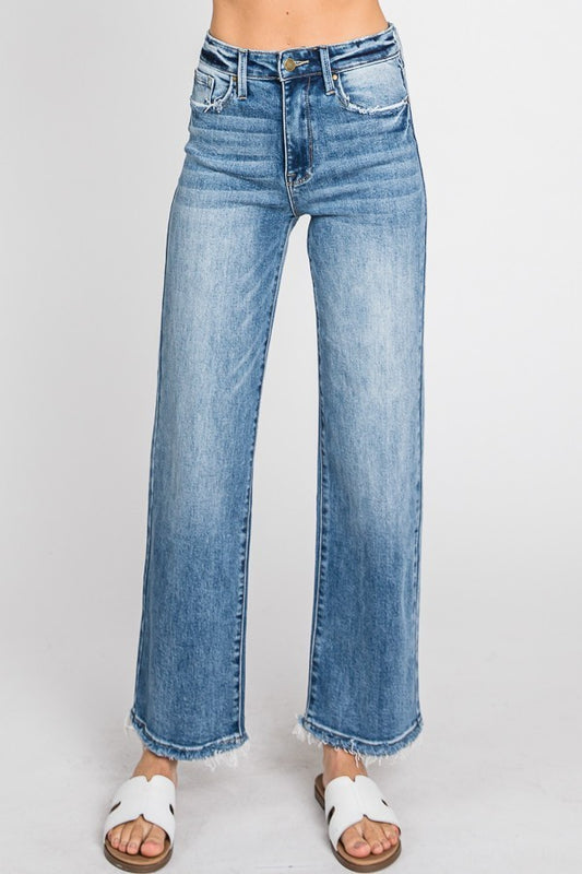 Everly High Rise Straight Jeans