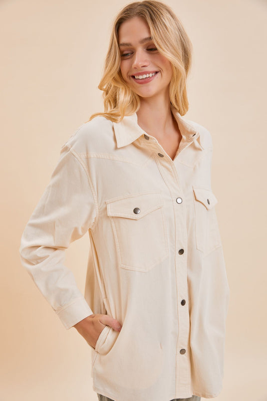 Paula Oversized Corduroy Jacket